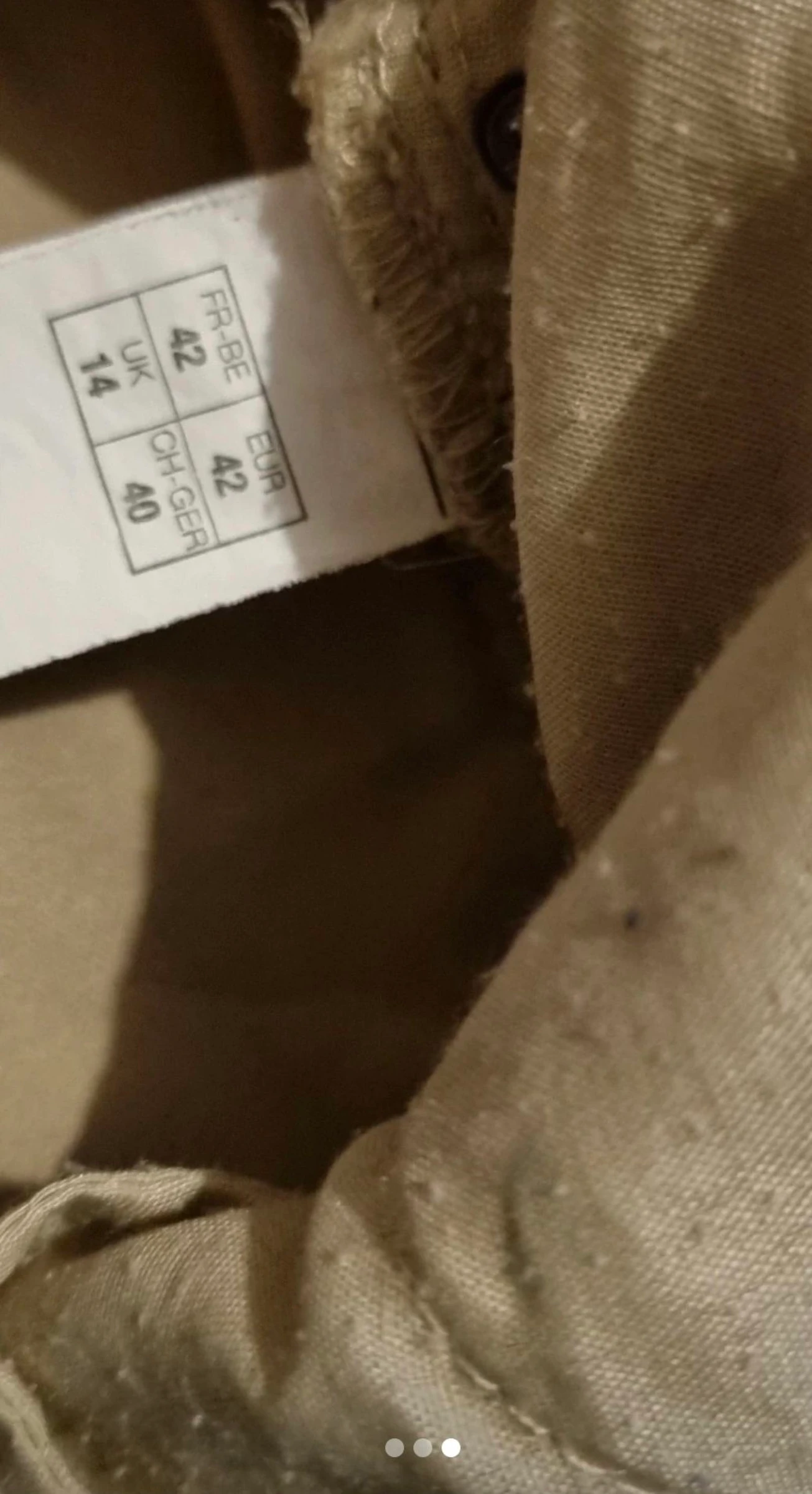 beige Mim spijkerbroek maat 42 XL – photo 3